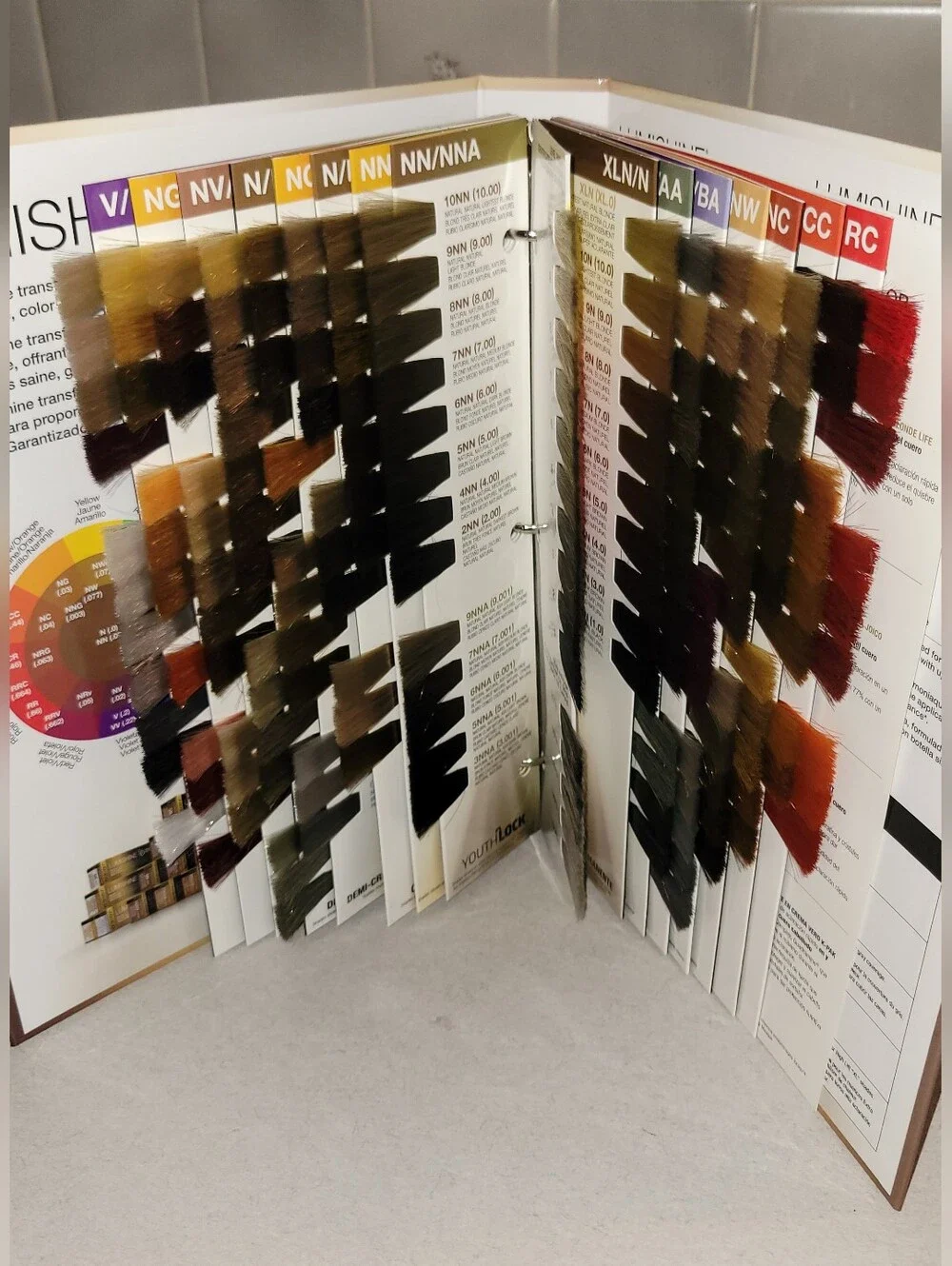 Joico Lumishine Swatch Book